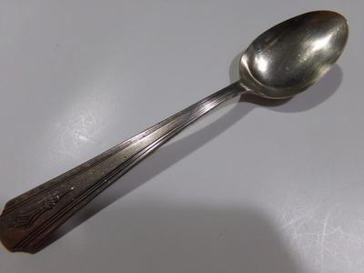Peerless silver plate, traditional tea spoon.