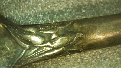 8 Wm Rogers & Son AA, silver plate, traditional tea spoons.