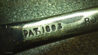 Rogers & Hamilton Pat. 1893, silver plate