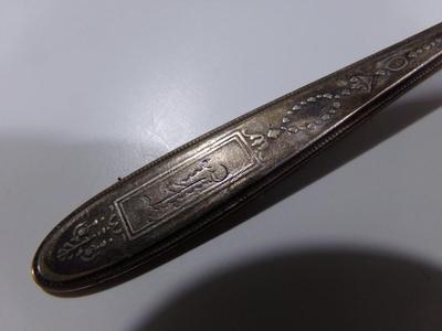 Community Plate silver plate traditional tea spoon