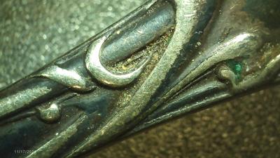 Reed & Barton, silver plate baby spoon