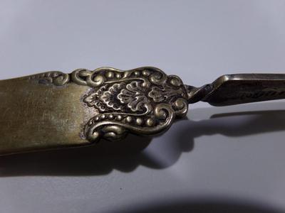 Forbes Silver Co. butter server, silver plate. Very extravagant