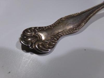 Extra Plate (no name?) silver plate serving fork or heavy dinner