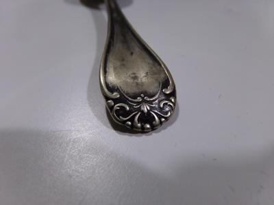 Extra Plate (no name) fancy spoon, silver plate.