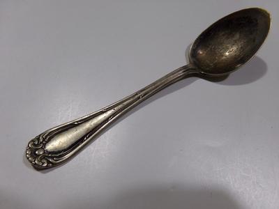 Extra Plate (no name) fancy spoon, silver plate.