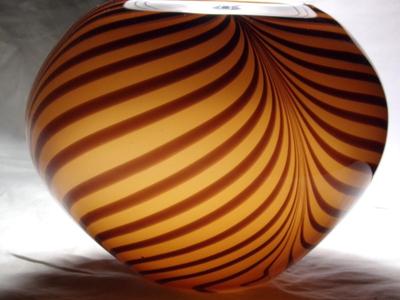 Gorgeous tiger striped ornamental bowl