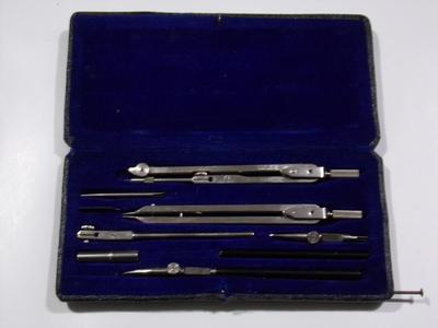 Drafting tool set. Precision made in Germany.