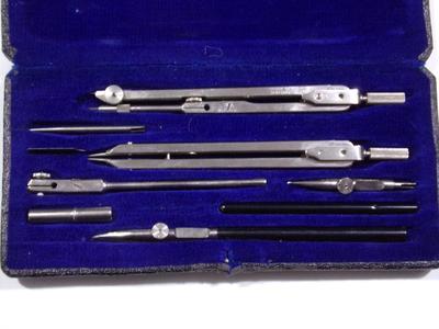 Drafting tool set. Precision made in Germany.