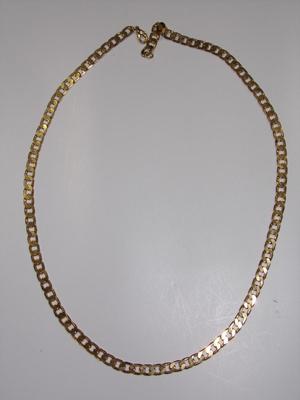Necklace, flat link chain, for Christmas
