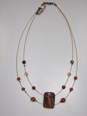Necklace, double chain for Christmas