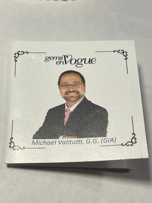 New Never Worn "MICHAEL VALITUTTI" Scarce Larimar Gemstone in a Palladium & Sterling Silver Alloy Pendant w/Bead Necklace...