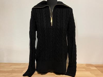 Ralph Lauren’s sweaters for the season, size L