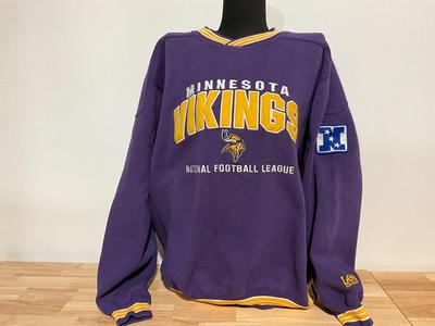 Vintage Nat’l Conference MN Vikings Football Sweatshirt, size L