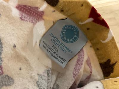 Martha Stewart 100% Cotton Flannel Full size Set