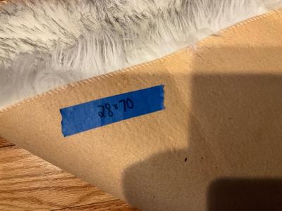 Furry Rug 28x70