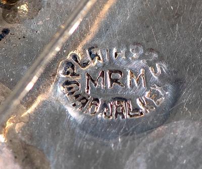 MEXICAN STERLING / TURQUOISE BROOCH