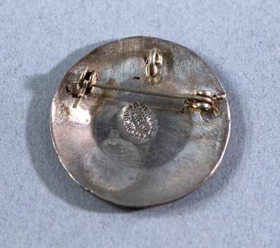 MEXICAN STERLING / TURQUOISE BROOCH