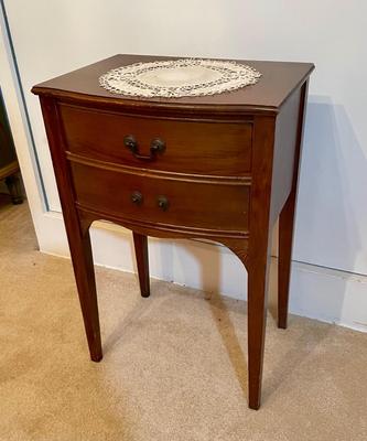 Vintage Wood End Table