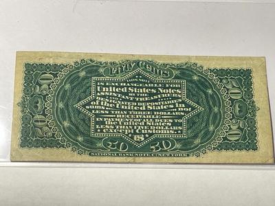 (13) Civil War Era Fractional Currency Banknotes Preowned from an Estate Cleanout Circulated-Nice Circulated Conditions as Pictured.
