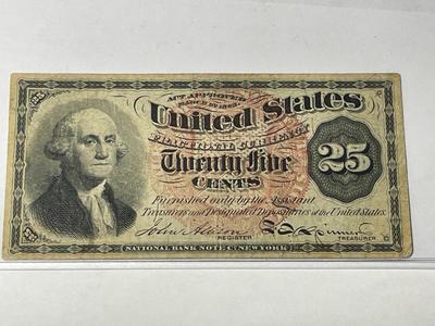 (13) Civil War Era Fractional Currency Banknotes Preowned from an Estate Cleanout Circulated-Nice Circulated Conditions as Pictured.