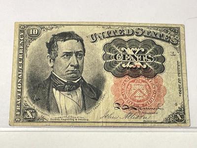 (13) Civil War Era Fractional Currency Banknotes Preowned from an Estate Cleanout Circulated-Nice Circulated Conditions as Pictured.