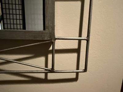 Metal Framed Mirror 36”Hx26”W