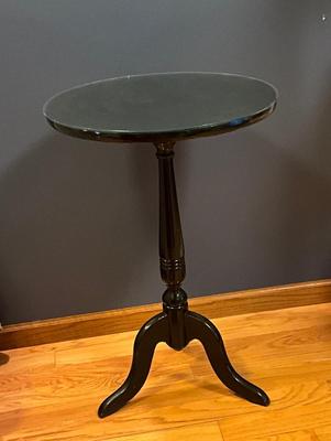 Black Plant Stand with Glass top