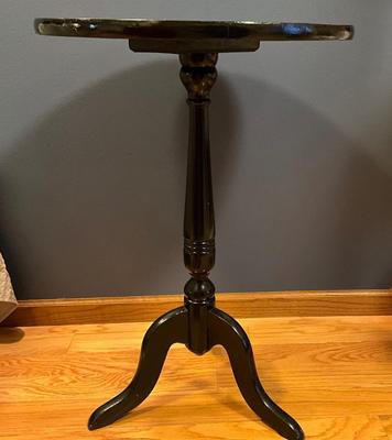Black Plant Stand with Glass top