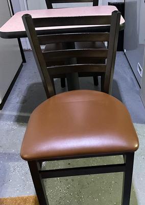 Table and two chairs (from Taco John’s)