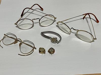 Vintage Glasses and Ladies Watches