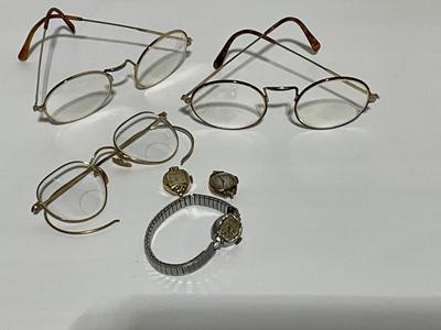Vintage Glasses and Ladies Watches