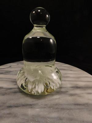 Maude and Bob St. Clair Art Glass Paperweight 5.5"