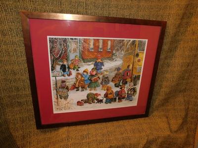 Pauline Thibodeau Paquin Signed Lithograph “Fin De Classes” 51/450