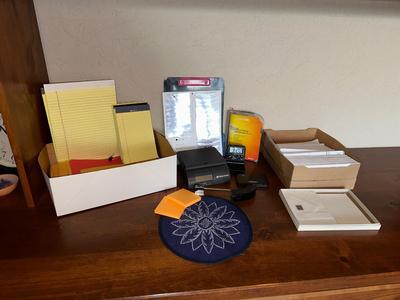 OFFICE SUPPLIES, POSTAGE SCALE, SOFTWARE AND MORE