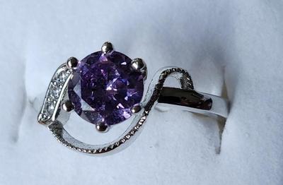 Lilac Amethyst Ring
