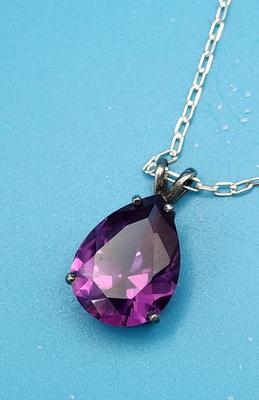 Purple Sapphire Necklace