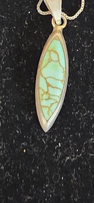 Feather Pendant and Earrings