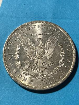 1884-O UNCIRCULATED CONDITION MORGAN SILVER DOLLAR (COIN-2) AS PICTURED. FREE DOMESTIC SHIPPING.