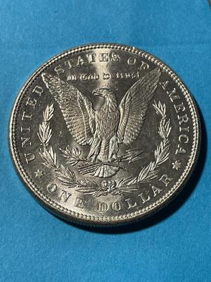 1886-P UNCIRCULATED CONDITION MORGAN SILVER DOLLAR (COIN-3) AS PICTURED. FREE DOMESTIC SHIPPING.