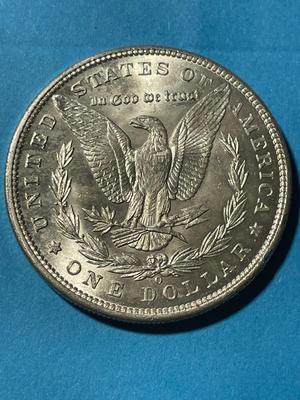 1898-O UNCIRCULATED CONDITION MORGAN SILVER DOLLAR (COIN-5) AS PICTURED. FREE DOMESTIC SHIPPING.