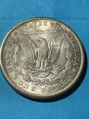 1899-O UNCIRCULATED CONDITION MORGAN SILVER DOLLAR (COIN-6) AS PICTURED. FREE DOMESTIC SHIPPING.