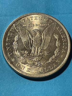 1900-O UNCIRCULATED CONDITION MORGAN SILVER DOLLAR (COIN-8) AS PICTURED. FREE DOMESTIC SHIPPING.