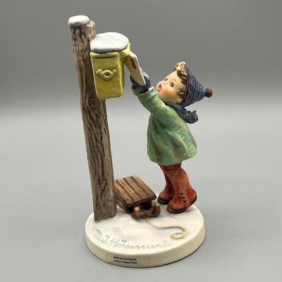 LOT 22D: Goebel Hummel Figurine - Letter to Santa Claus