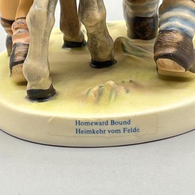 LOT 24D: Goebel Hummel Figurines - Ride Into Christmas and Homeward Bound