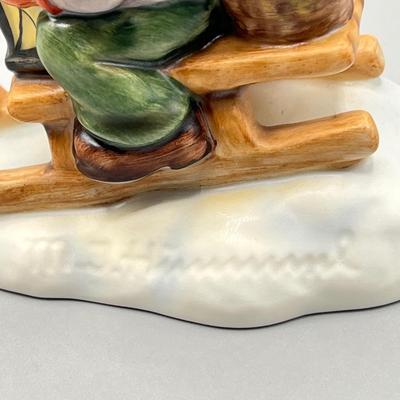 LOT 24D: Goebel Hummel Figurines - Ride Into Christmas and Homeward Bound