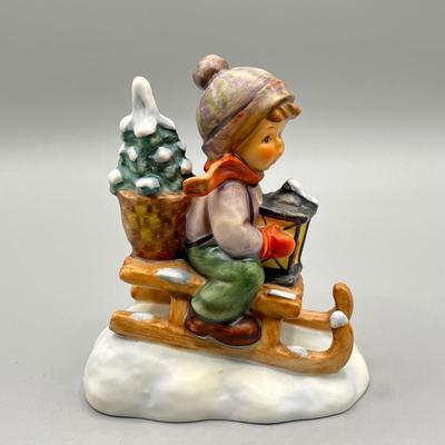 LOT 24D: Goebel Hummel Figurines - Ride Into Christmas and Homeward Bound