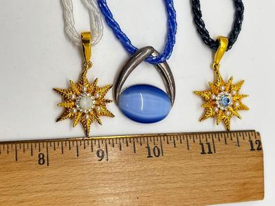 LOT 117J: 1/20th 14K Gold-Filled 18" Necklace w/ Beaded Necklaces and Pendants