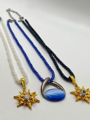 LOT 117J: 1/20th 14K Gold-Filled 18" Necklace w/ Beaded Necklaces and Pendants