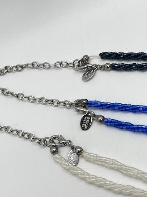 LOT 117J: 1/20th 14K Gold-Filled 18" Necklace w/ Beaded Necklaces and Pendants