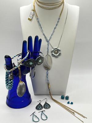 LOT 119J: Necklaces, Bracelets, Earrings and More